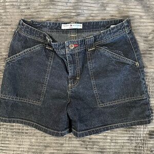 Tommy Hilfiger Women's Dark Blue Jean Shorts